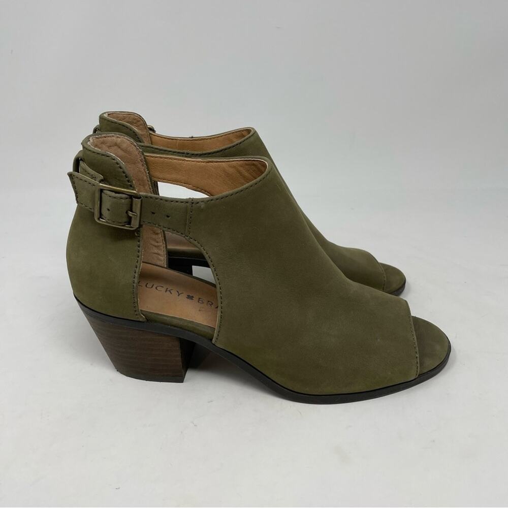 Lucky Brand Olive Green Sandals